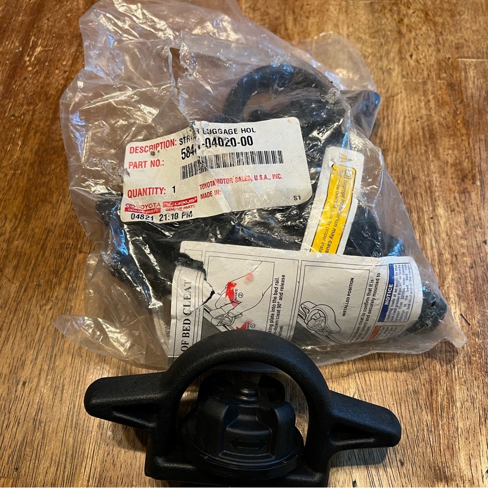 Tacoma luggage tiedown hooks NWT